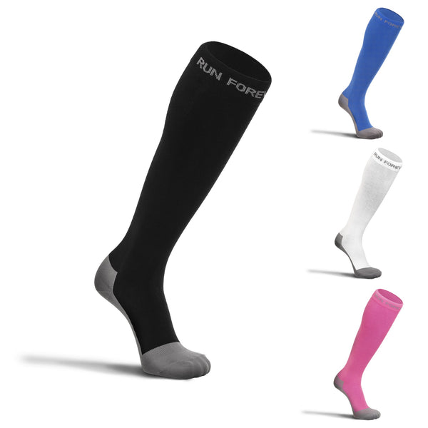 Run Forever Calf Compression Sleeves For Men And Women - Leg Compression  Sleeve - Calf Brace For Running, Cycling, Travel (Black, Small) :  : Health & Personal Care