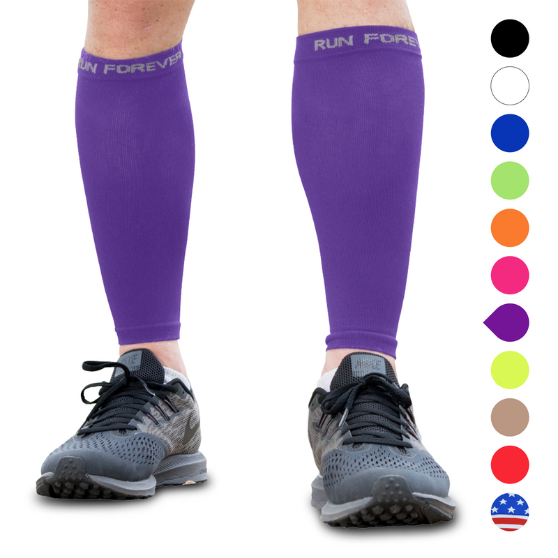 Crucial Compression Calf Sleeves for Men & Women (Pair) - Instant Shin  Splint Support, Leg Cramps, Calf Pain Relief, Running, Circulation and  Recovery Socks - Premium Compression Sleeve for Calves : 